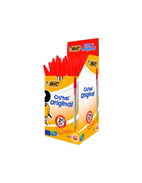 BOLIGRAFO BIC CRISTAL ROJO UD.