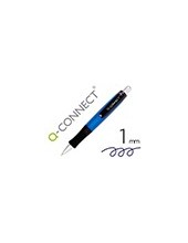 BOLIGRAFO Q-CON.COMP. RETRACTIL SUJECION CAUCHO AZ. 1MM 2