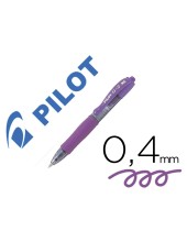 BOLIGRAFO PILOT G-2 PIXIE VIO.TINTA GEL RETRACTIL SUJECION CAUCHO