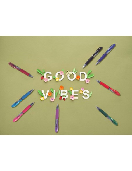 BOLIGRAFO PILOT G-2 AZ. TURQ.TINTA GEL RETRACTIL SUJECION CAUCHO