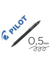 BOLIGRAFO PILOT FRIXION POINT CLICKER BORRABLE 0,5MM NG.