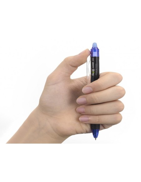 BOLIGRAFO PILOT FRIXION POINT CLICKER BORRABLE 0,5MM NG.