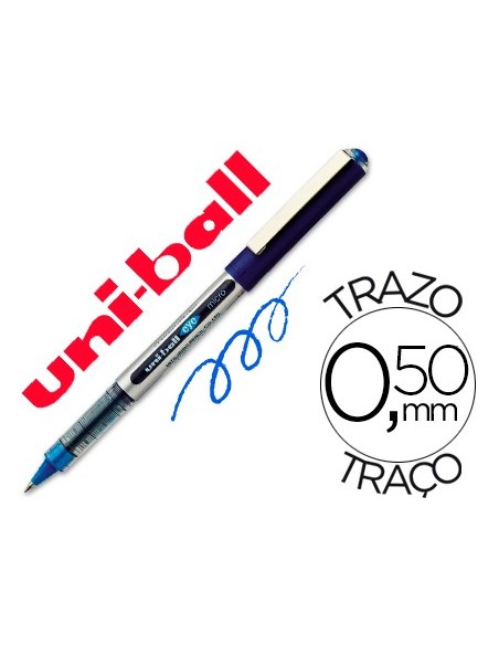 ROTULADOR UNI-BALL ROLLER UB-150 MICRO EYE AZUL 0.5 MM UD.