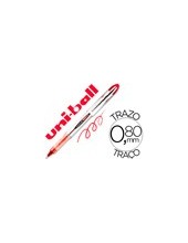 ROTULADOR UNI-BALL ROLLER UB-200 VISION ROJO 0,8 MM UD. 2