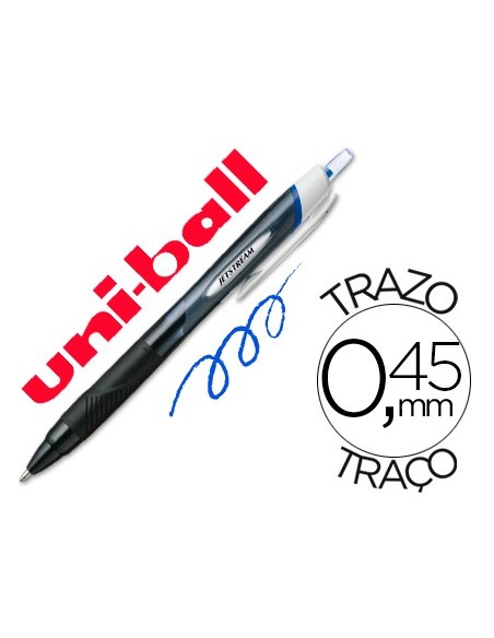 ROTULADOR UNI-BALL JET STREAM SPORT SXN-150 AZUL