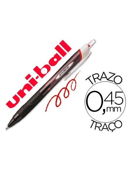 ROTULADOR UNI-BALL JET STREAM JUNIOR SXN-150 ROJO