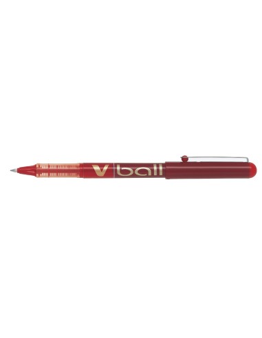 ROTULADOR PILOT ROLLER V-BALL ROJO 0.7 MM