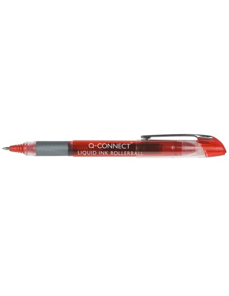 ROTULADOR Q-CON ROLLER BALL ROJO 0,5 MM