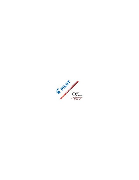 ROTULADOR PILOT ROLLER V-BALL ROJO 0.5 MM