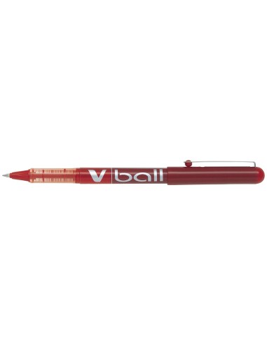 ROTULADOR PILOT ROLLER V-BALL ROJO 0.5 MM