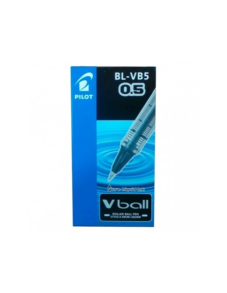 ROTULADOR PILOT ROLLER V-BALL NEGRO 0.5 MM