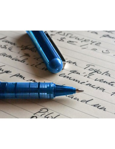 ROTULADOR PILOT ROLLER V-BALL AZUL 0.5 MM