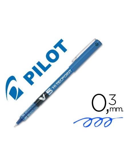 ROTULADOR PILOT PUNTA AGUJA V-5 AZUL 0.5 MM