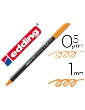 ROTULADOR EDDING PUNTA FIBRA 1200 NARANJA N.6 PUNTA RED.0.5 MM