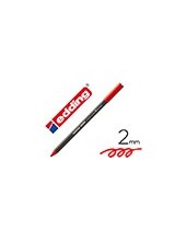 ROTULADOR EDDING PUNTA FIBRA 1300 ROJO PUNTA RED.0.5 MM 2