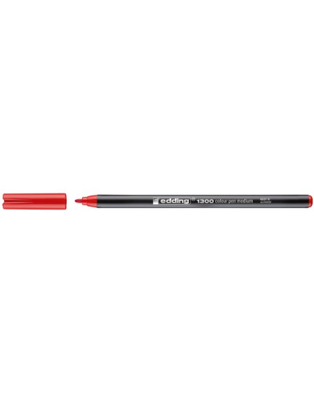 ROTULADOR EDDING PUNTA FIBRA 1300 ROJO PUNTA RED.0.5 MM