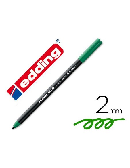 ROTULADOR EDDING PUNTA FIBRA 1300 VER PUNTA RED.0.5 MM