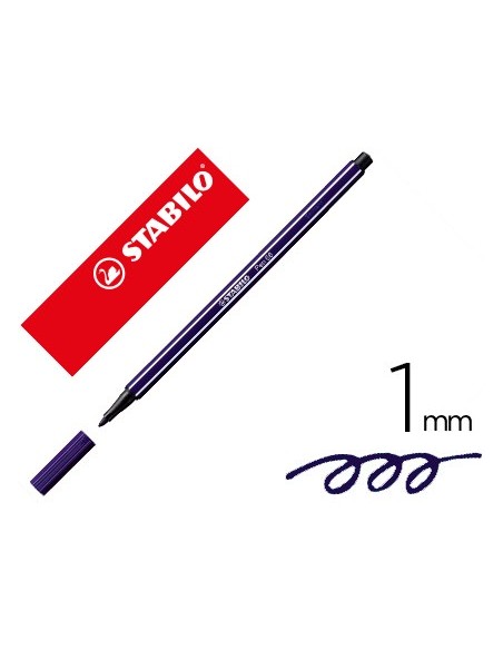 ROTULADOR STABILO ACUARELABLE PEN 68 AZUL PRUSIA 1 MM