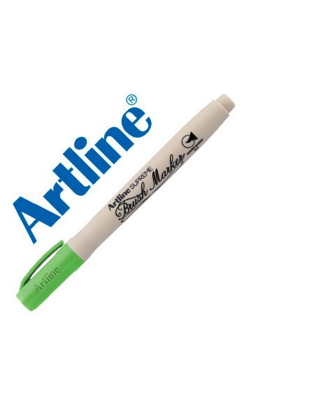 ROTULADOR ARTLINE SUPREME BRUSH BASE AGUA PUNTA TRAZO VARIABLE VE.AM.