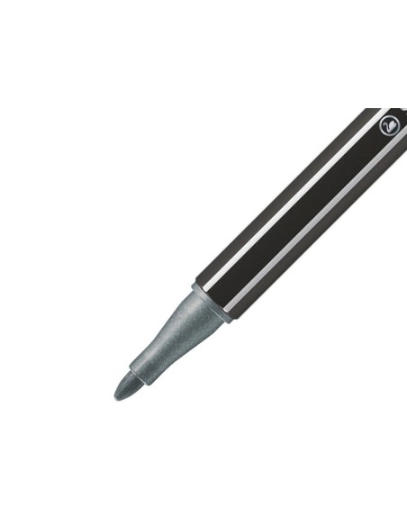 ROTULADOR STABILO ACUARELABLE PEN 68 MET.PLATA 1 MM