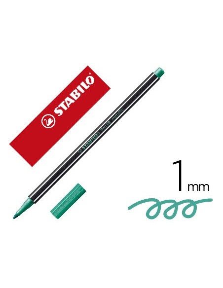 ROTULADOR STABILO ACUARELABLE PEN 68 MET.VER.1 MM