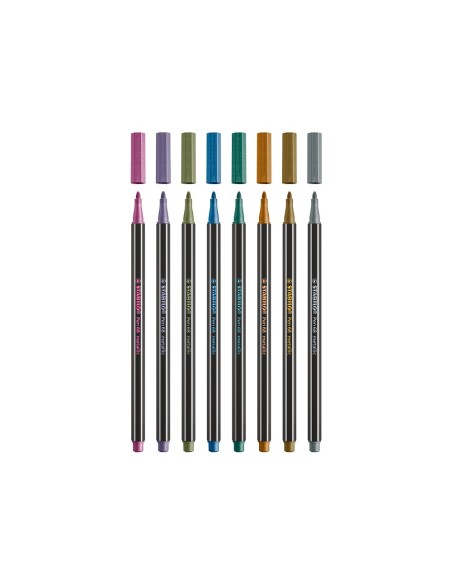 ROTULADOR STABILO ACUARELABLE PEN 68 MET.VER.1 MM