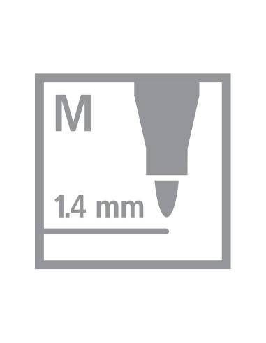 ROTULADOR STABILO PUNTA FIBRA PEN 68 METALLIC  PLAST.DE 8 UD.SURT.