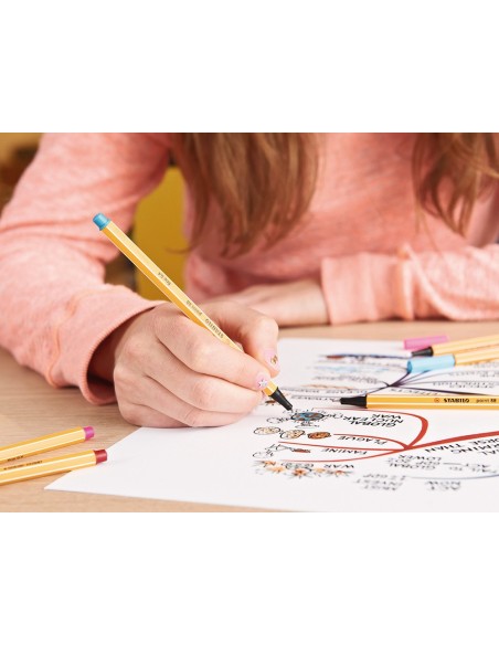 ROTULADOR STABILO PUNTA FIBRA POINT 88 VER 0,4 MM