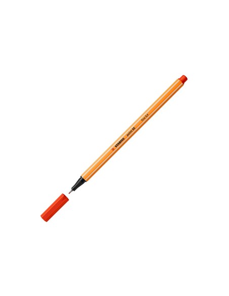 ROTULADOR STABILO PUNTA FIBRA POINT 88 ROJO 0,4 MM