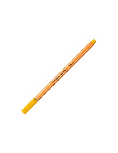 ROTULADOR STABILO PUNTA FIBRA POINT 88 AMARILLO 0,4 MM