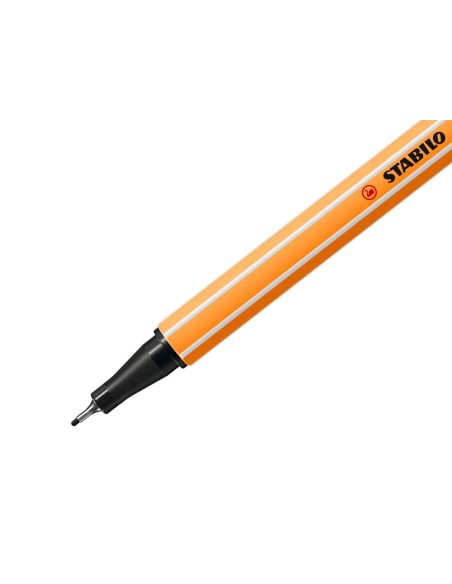 ROTULADOR STABILO PUNTA FIBRA POINT 88 NEGRO 0,4 MM