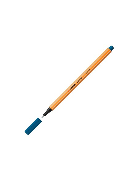 ROTULADOR STABILO PUNTA FIBRA POINT 88 AZUL TURQUESA 0,4 MM