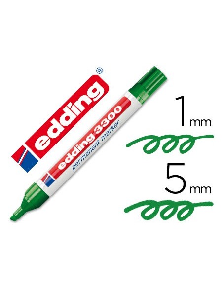 ROTULADOR EDDING MARCADOR 3300 N.4 VE. - PUNTA BISELADA