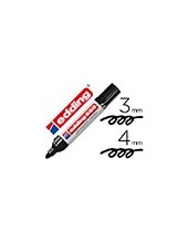 ROTULADOR EDDING PUNTA FIBRA PERM.550 NEGRO N.1 PUNTA RED. 2