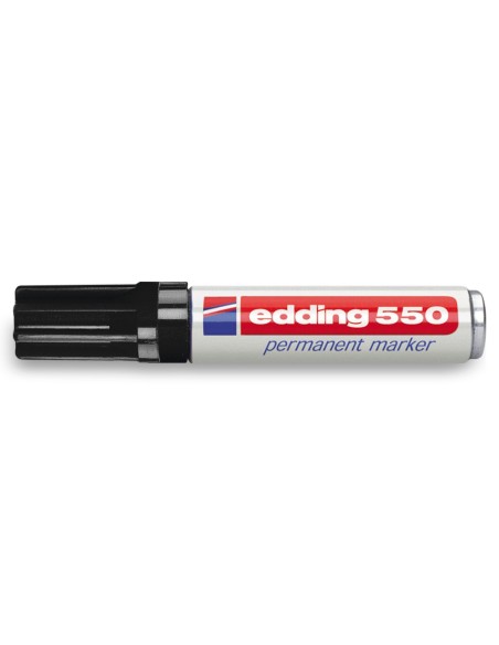 ROTULADOR EDDING PUNTA FIBRA PERM.550 NEGRO N.1 PUNTA RED.
