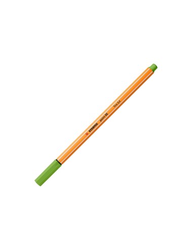 ROTULADOR STABILO PUNTA DE FIBRA POINT 88 VERDE MANZANA 0,4 MM