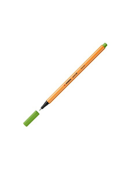 ROTULADOR STABILO PUNTA DE FIBRA POINT 88 VERDE MANZANA 0,4 MM